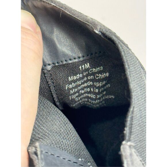 Open Edit Chelsea Boots Womens Size 11 Gray Lug Sole Pull On Ankle Booties New - Picture 7 of 8